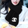 CHANEL 로고 니트 머플러