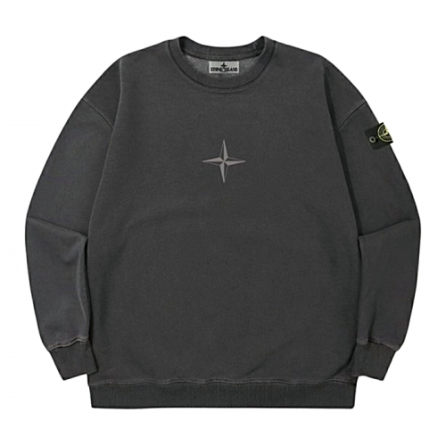 STONE ISLAND 피그먼트 오버핏 맨투맨 369