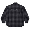 BALENCIAGA 그레이 체크드 울플란넬 셔츠