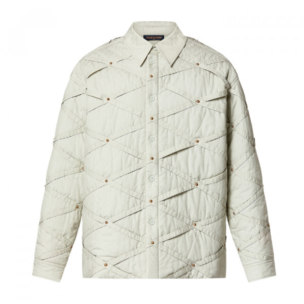 LOUIS VUITTON 쟈카드모노 퀼티드 셔츠자켓