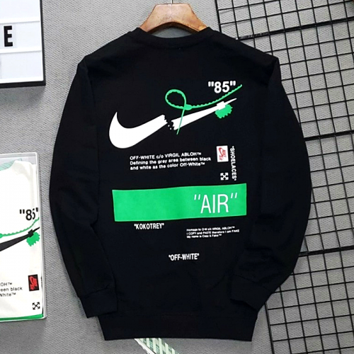 OFF-WHITE x NIKE AIR 콜라보 맨투맨