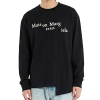 Maison Margiela 절개 라인 레터링 맨투맨 티셔츠