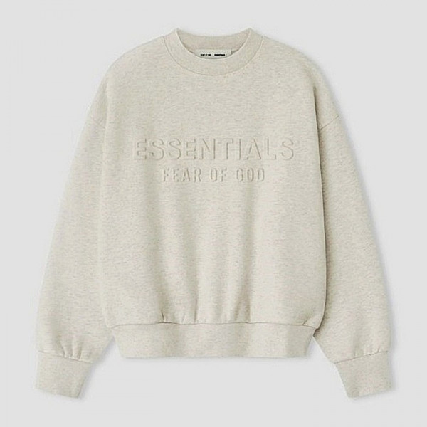 FEAR OF GOD ESSENTIALS 엠보시드 로고 스웻셔츠