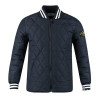 STONE ISLAND 퀄팅 블루종 패딩 점퍼