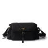 PRADA 익스플로어 라지 리나일론 숄더백 - 블랙
