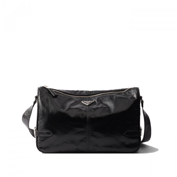 프라다 PRADA 레더 숄더백  - 블랙