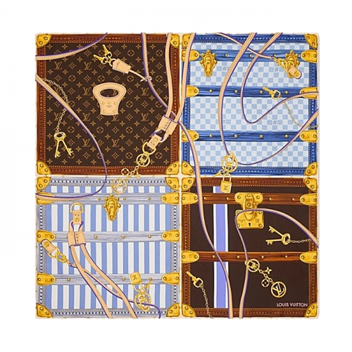 LOUIS VUITTON 스트랩 앤드 트렁크 스퀘어 - 브라운