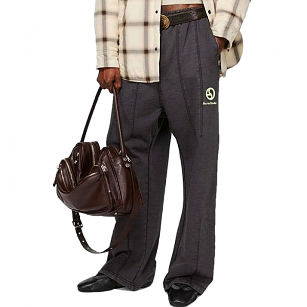 Acne Studios 러버로고 페이디드 스웻팬츠