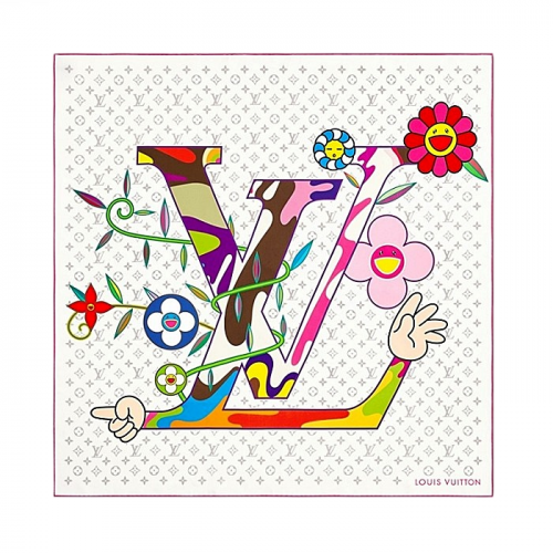 LOUIS VUITTON LV x TM 모노그램 슈퍼플랫 스퀘어 90