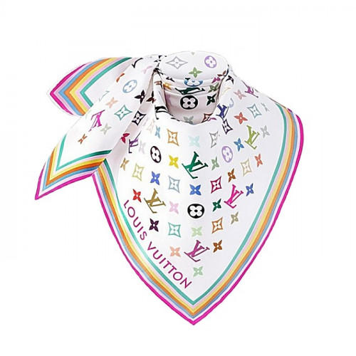 LOUIS VUITTON LV x TM 모노그램 멀티컬러 스퀘어 90