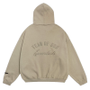 FEAR OF GOD 클래식 백 로고 플리스 풀 후드 집업