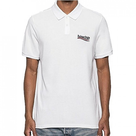 발렌시아* 웨이브 로고 PK 카라 티셔츠