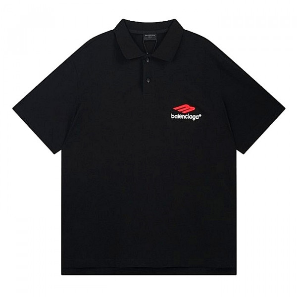 BALENCIAGA 3B 스포츠 아이콘 카라 티셔츠