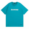 BALENCIAGA 캡스 디스트로이드 로고 티셔츠
