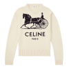 CELINE 캐리지 로고 울 스웨터