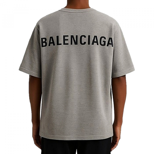 BALENCIAGA 백로고 피그먼트 티셔츠