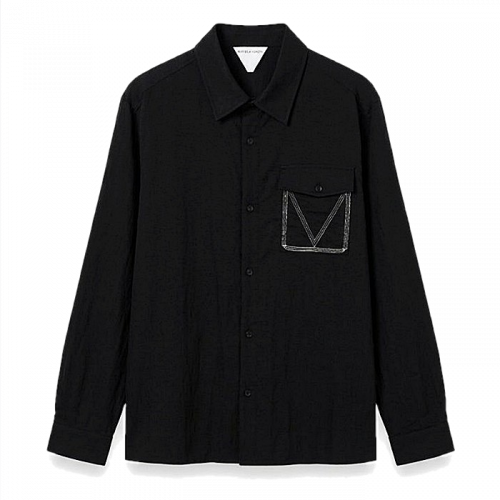 BOTTEGA VENETA 브이스티치 포켓 워셔블 셔츠