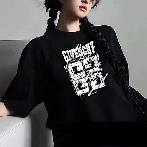 GIVENCHY 스크레치 디자인 반팔 티셔츠