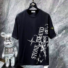 STONE ISLAND 빅 물감 시그니처 로고 반팔티셔츠