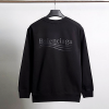 BALENCIAGA 블랙 코튼 맨투맨