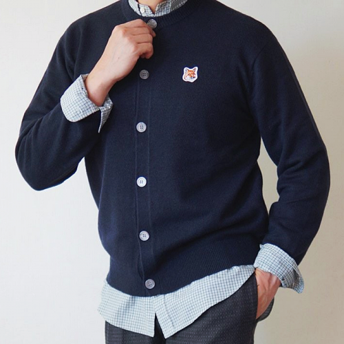 메종키츠네 MAISON KITSUNE 케시 라이크 가디건