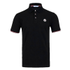 MONCLER 삼선 디테일 카라 티셔츠