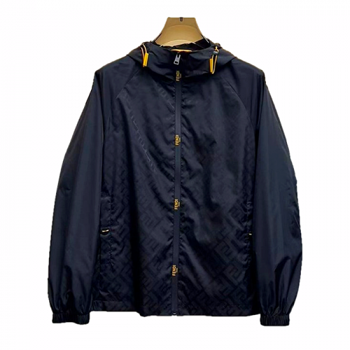 FENDI 로고 패턴 바람막이 자켓