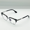 Chrome hearts VERTICAL SMILE II 안경 블랙 - 실버