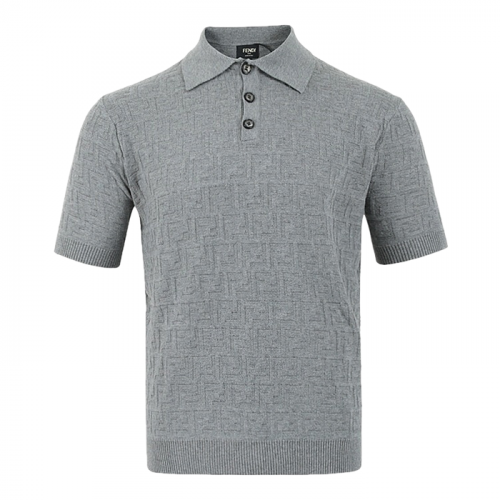 FENDI FF 로고 니트 카라니트