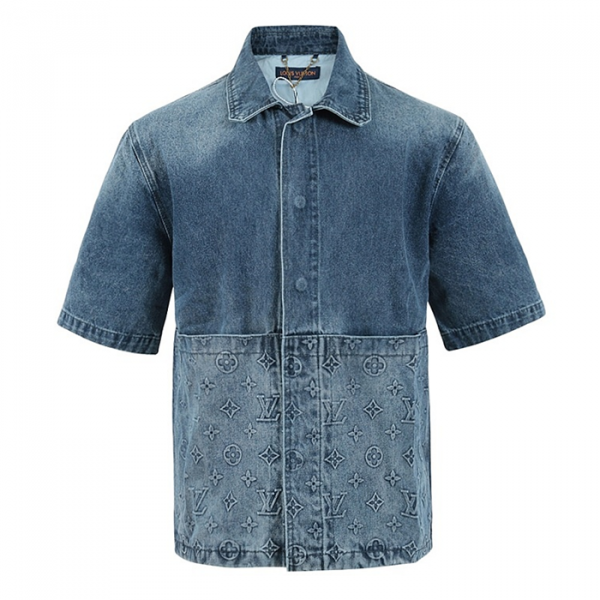 LOUIS VUITTON 불박 포켓 오버핏 숏슬리브