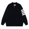 THOM BROWNE 4바 풀집업 니트 가디건