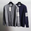 THOMBROWNE 사선완장 라운드 가디건