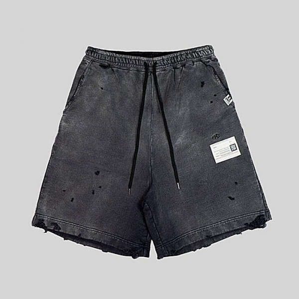 메종 Maison Margiela 디스티드 페이드 오버 쇼츠