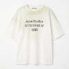 Acne Studios 스템프로고 릴렉스드 티셔츠