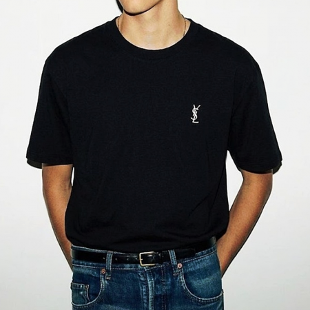 SAINT LAURENT 카산드라 로고 티셔츠