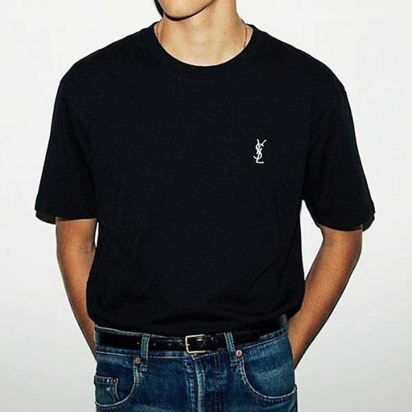 SAINT LAURENT 카산드라 로고 티셔츠