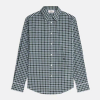 CELINE 클로스 타탄 체크셔츠