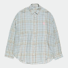 Acne Studios 보우로고 리넨 체크셔츠