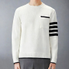 THOM BROWNE 밀라노 스티치 티핑 크루넥 니트 스웨터