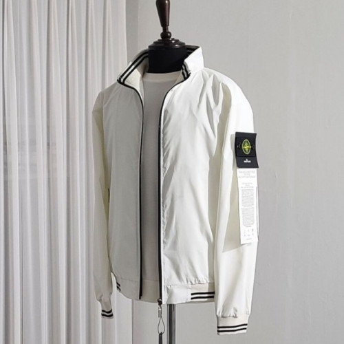 STONE ISLAND  로고패치 라인 자켓