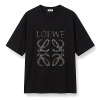 LOEWE 글리치 로고드 티셔츠