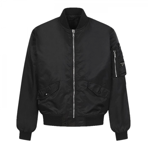 PRADA 소프트 볼륨 리나일론 봄버자켓