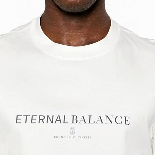 BRUNELLO CUCINELLI 로고 티셔츠
