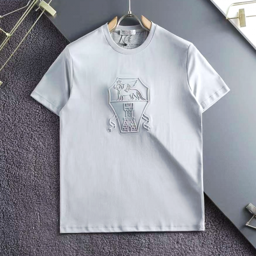 BRUNELLO CUCINELLI 라운드 크루넥 티셔츠