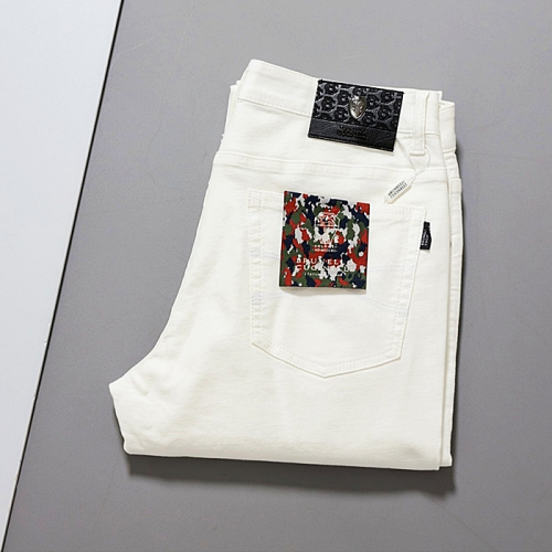 브루넬로 쿠치넬리 BRUNELLO CUCINELLI 화이트 팬츠