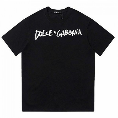 DOLCE & GABBANA 스크롤로고 티셔츠