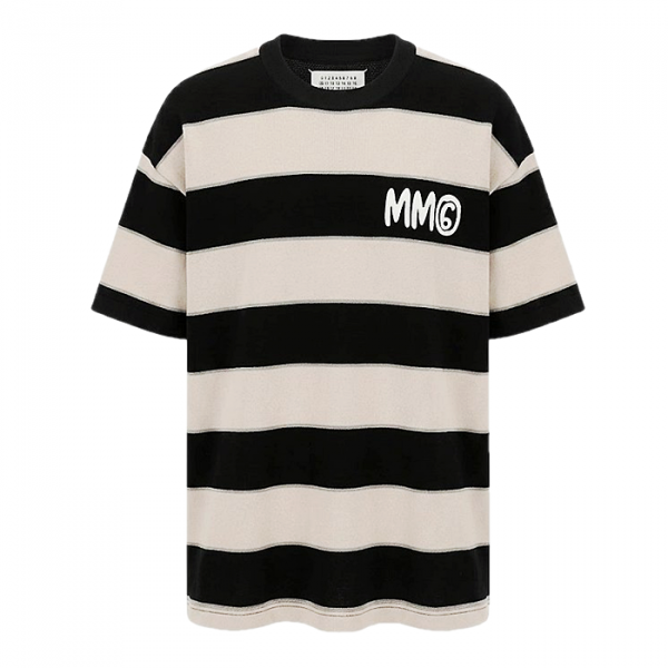 메종 Maison Margiela 넘버드보더 티셔츠