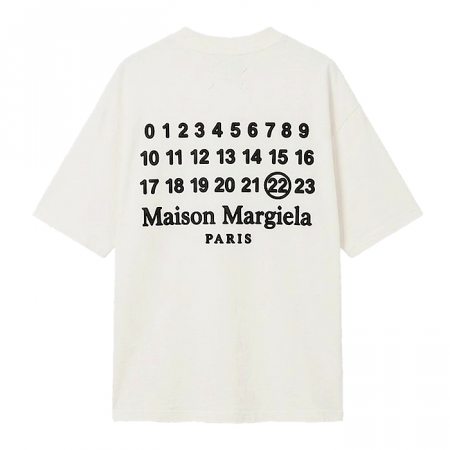 메종 마르지엘라 Maison Margiela 디스트넘버 패치드 티셔츠