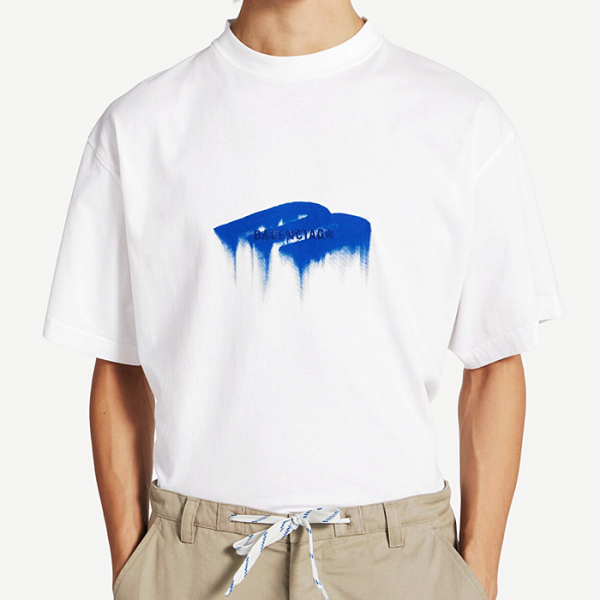 BALENCIAGA 웻 브러쉬 오버 티셔츠