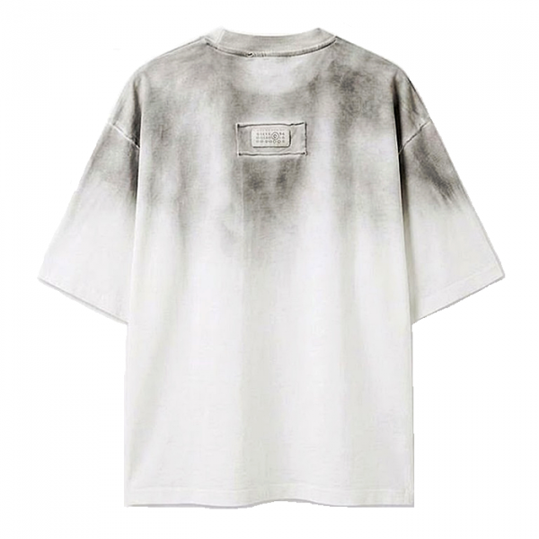 Maison Margiela 페이디드 레더패치 티셔츠